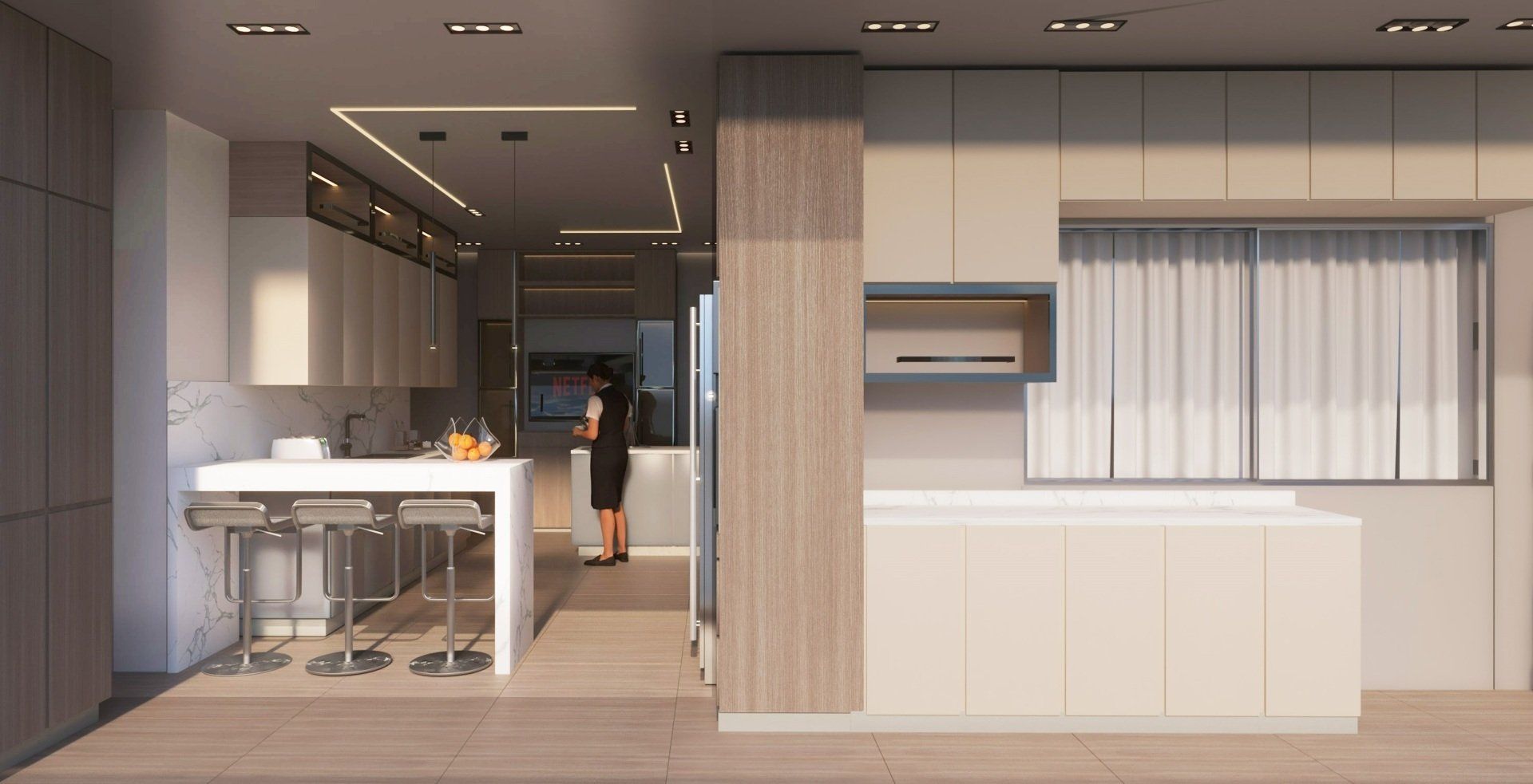 مطبخ تصميم داخلي