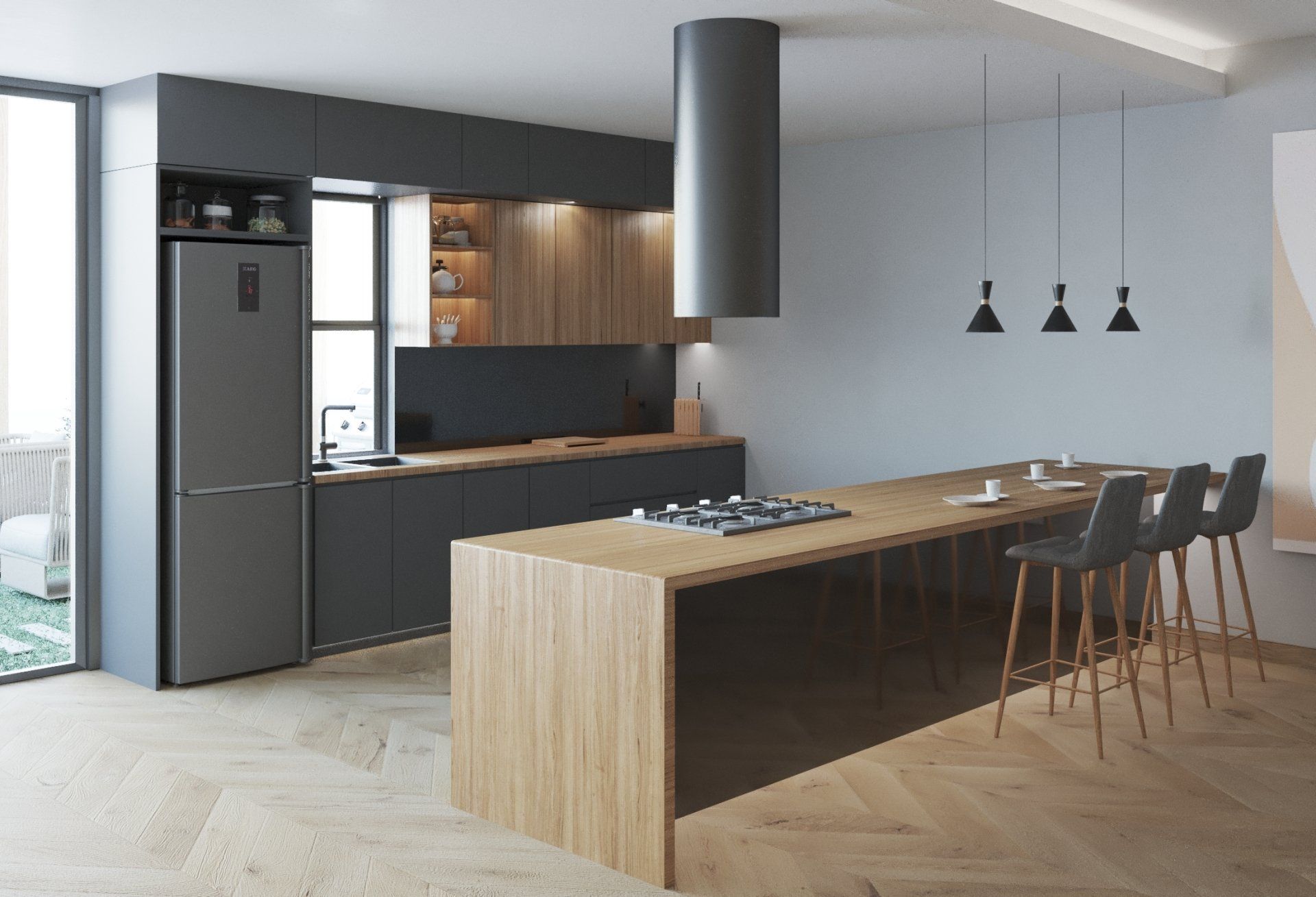 مطبخ تصميم داخلي