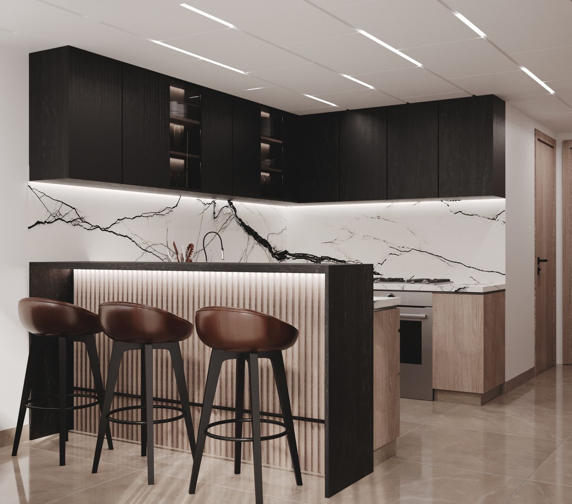 مطبخ تصميم داخلي