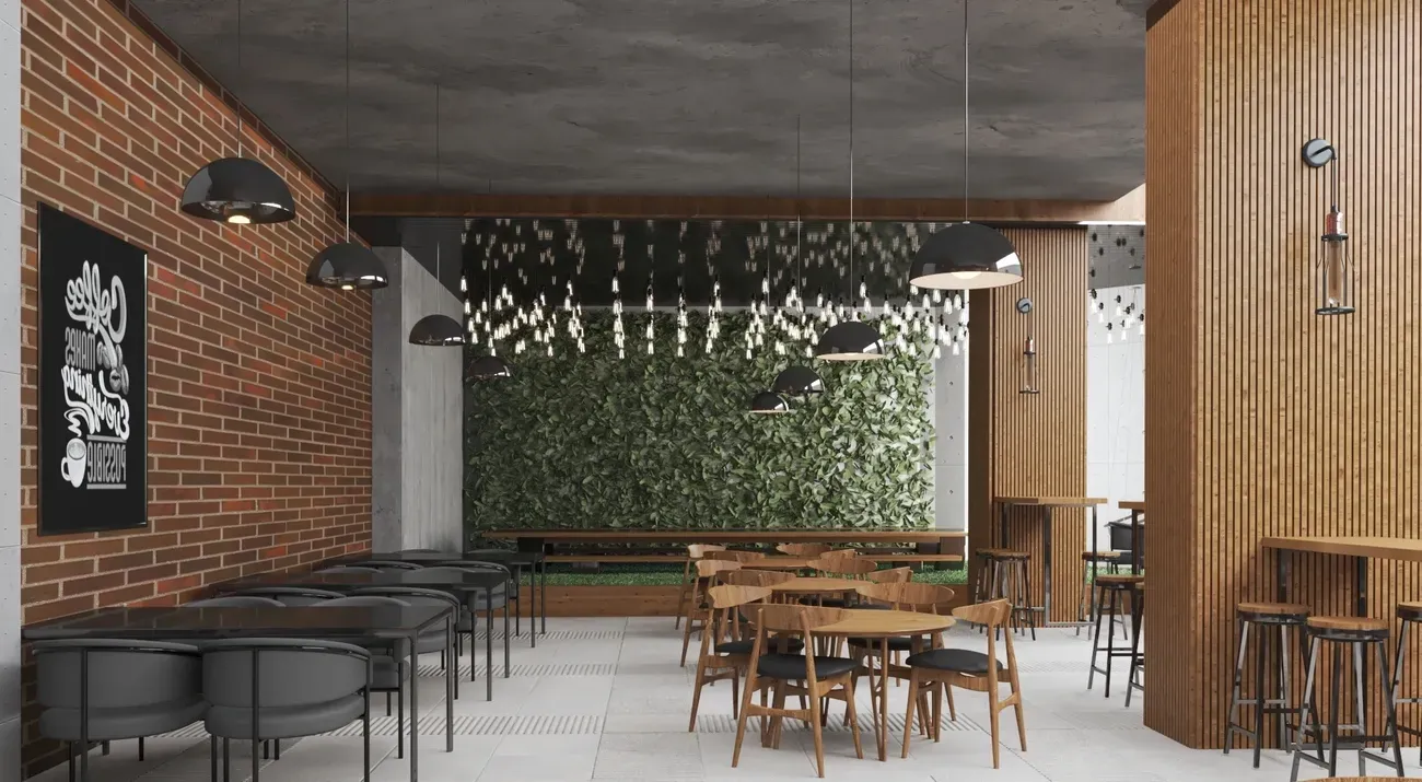 مطعم مقهى تصميم داخلي