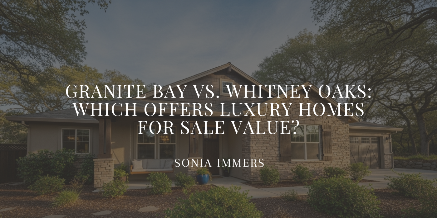 A house exterior with text overlay: