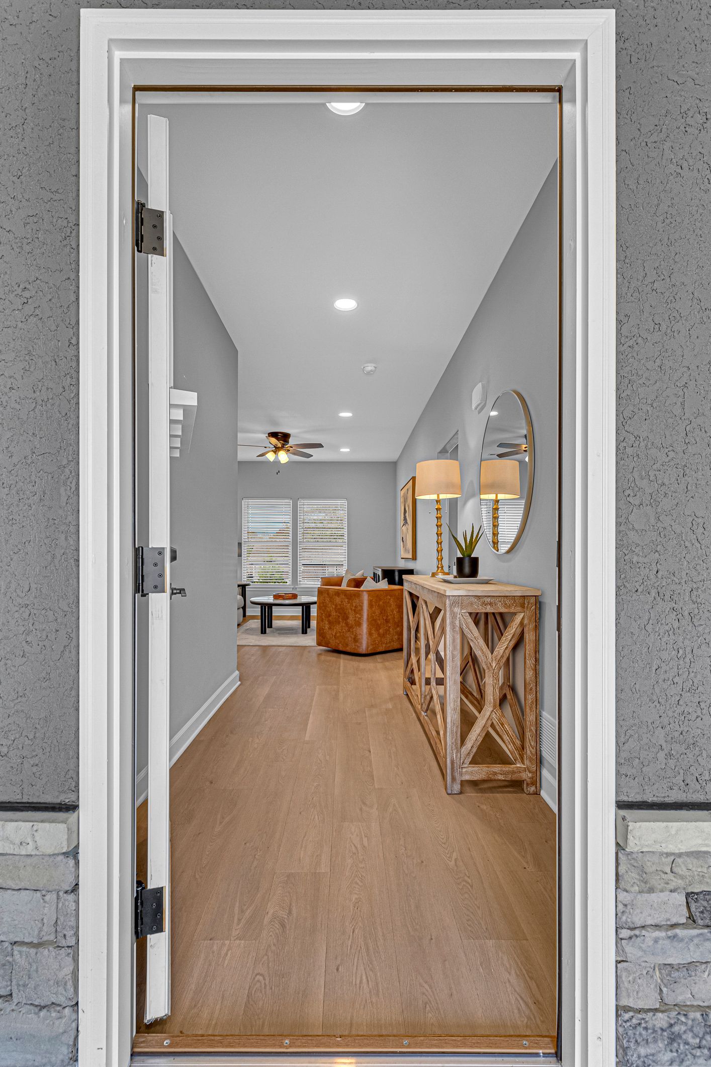 Front Entryway of all cottages. 