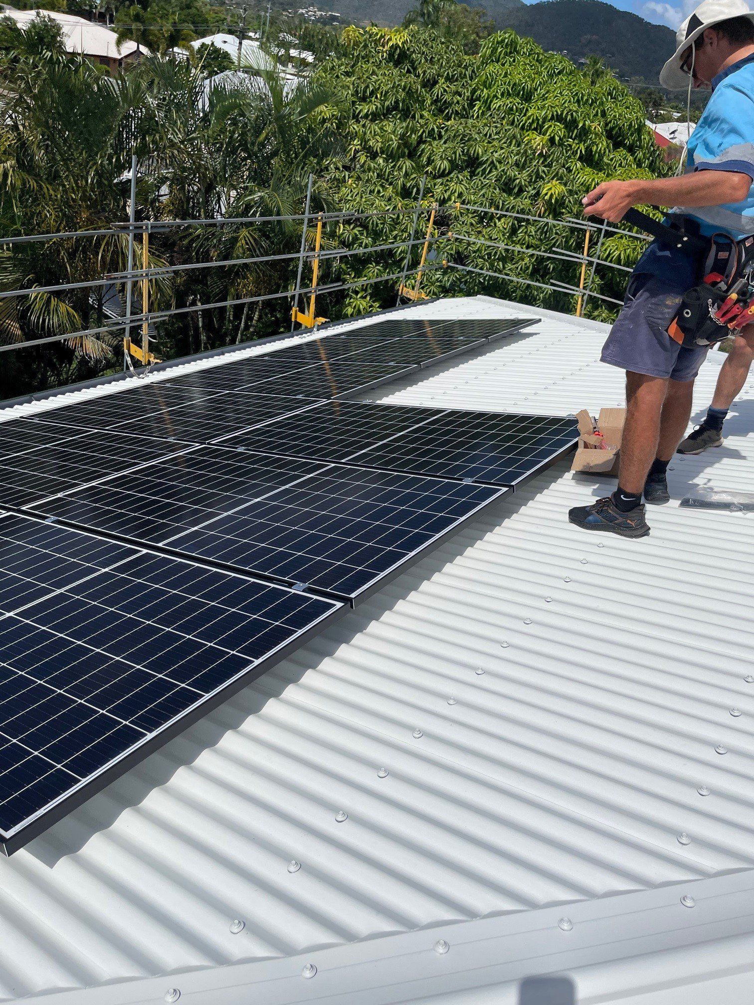 Residential Solar Panels Installed — Electricians in the Cannonvale, QLD