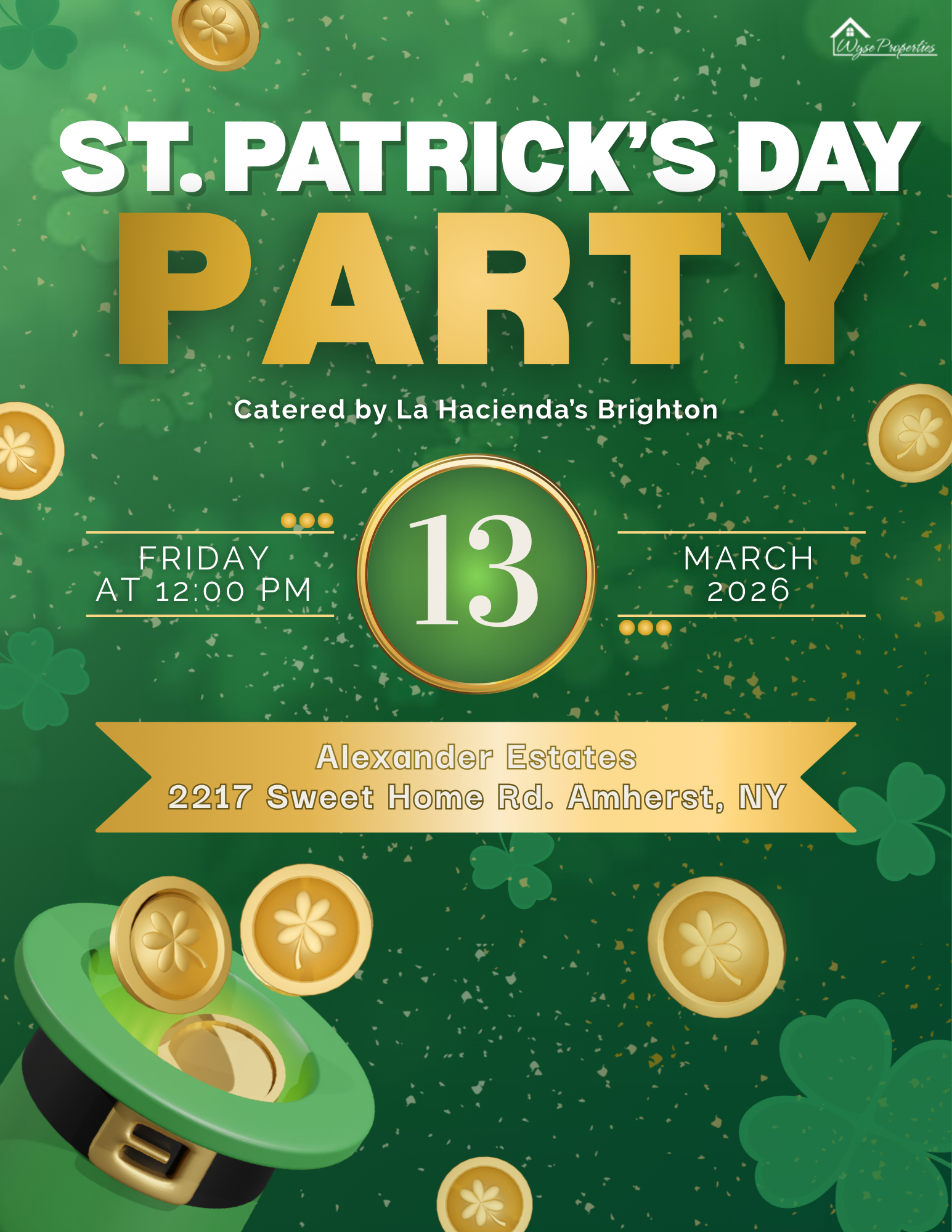 March 13th Pizza party