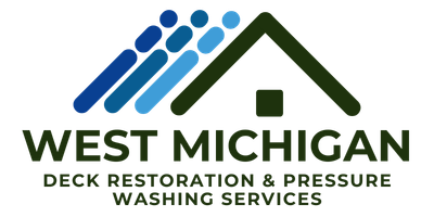 Logo with blue water like jets and a house.