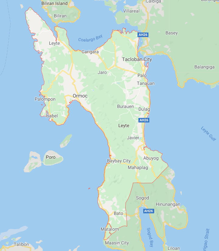 Map Of Baybay City Leyte Two Balik Probinsya Beneficiaries Positive For Covid-19 In Leyte