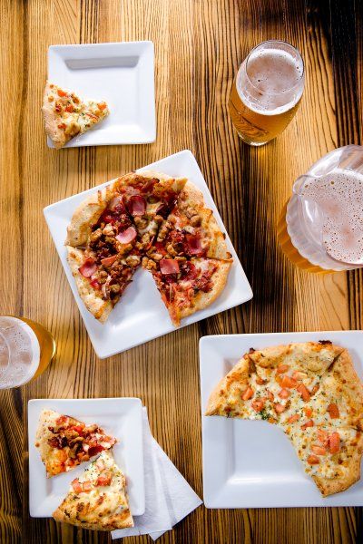 tasty food in the table