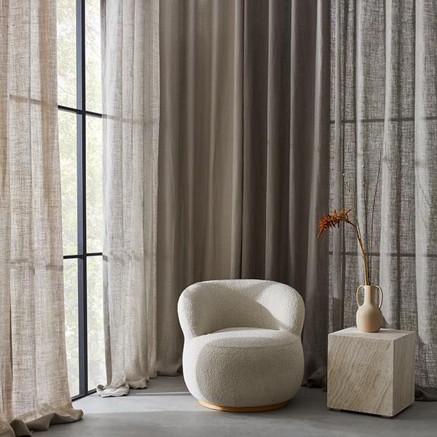 There Is A Chair And A Vase In The Room — Caba's Drapery In Coffs Harbour, NSW