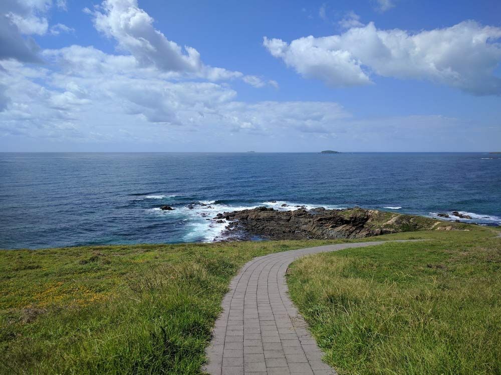 A Path Leading To The Ocean On A Sunny Day — Caba's Drapery In Woolgoolga, NSW