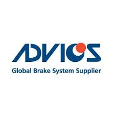 The logo for advics is a global brake system supplier.