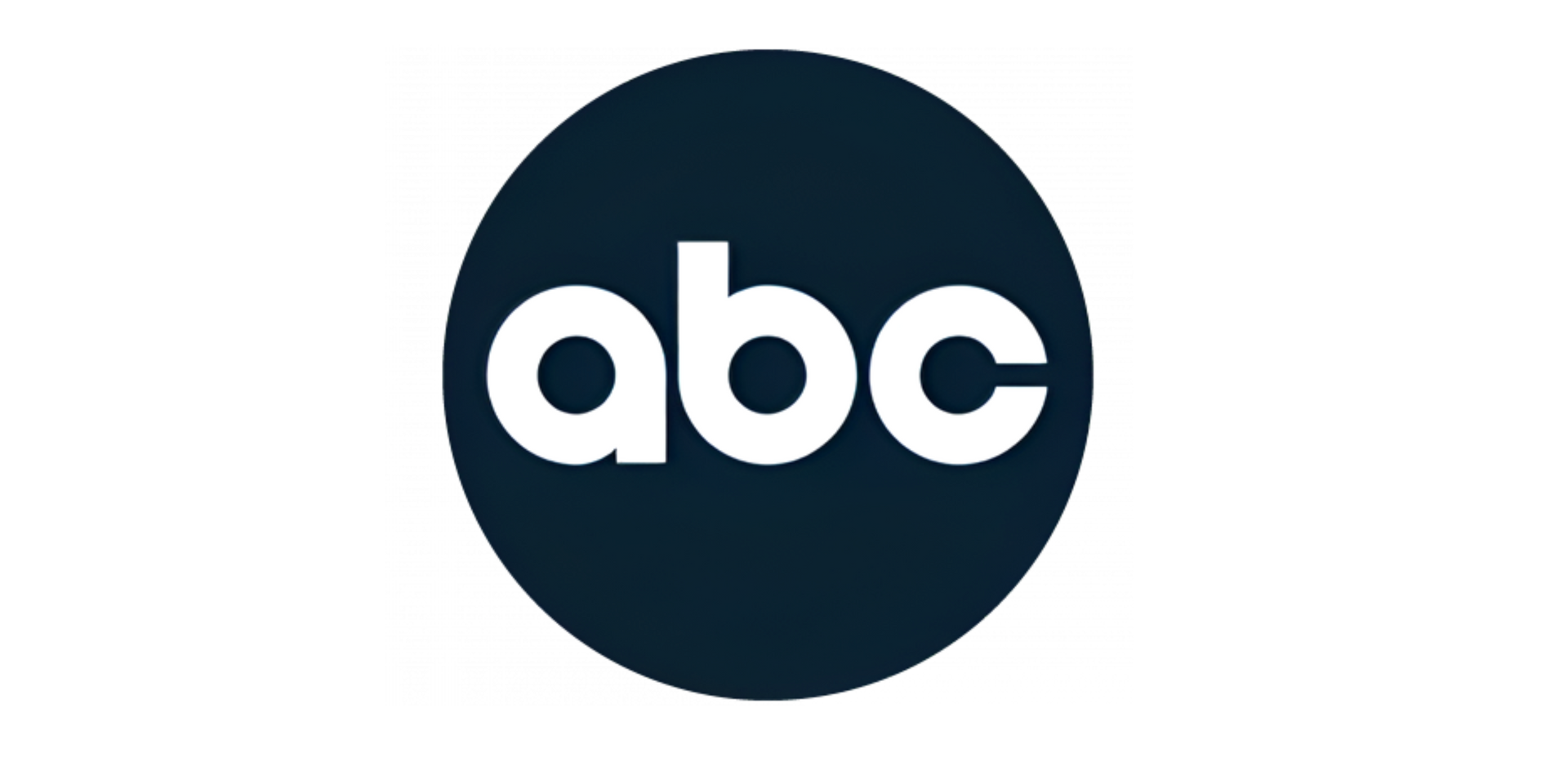 The abc logo is in a black circle on a white background.