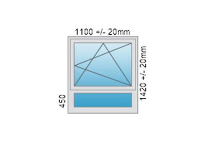 Окна типовых домов-103 серия