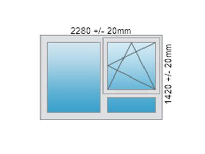 Окна типовых домов-103 серия