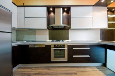 Kitchen benchtops and stove installation