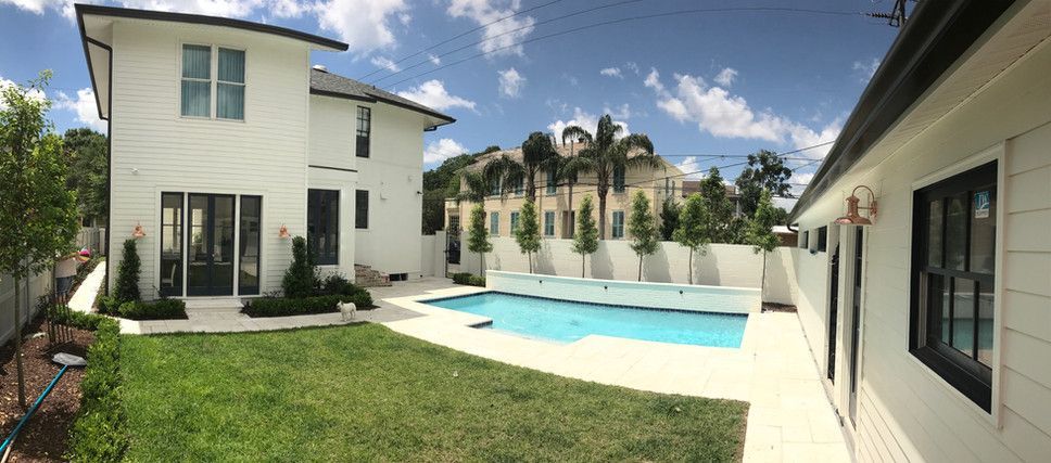 Simple House with Pool — Long Beach, MS — Greenscape Brothers