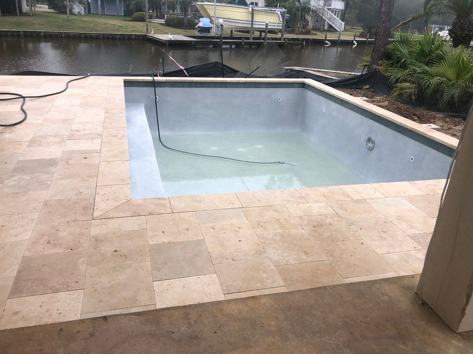 Swimming Pool Finishing — Long Beach, MS — Greenscape Brothers