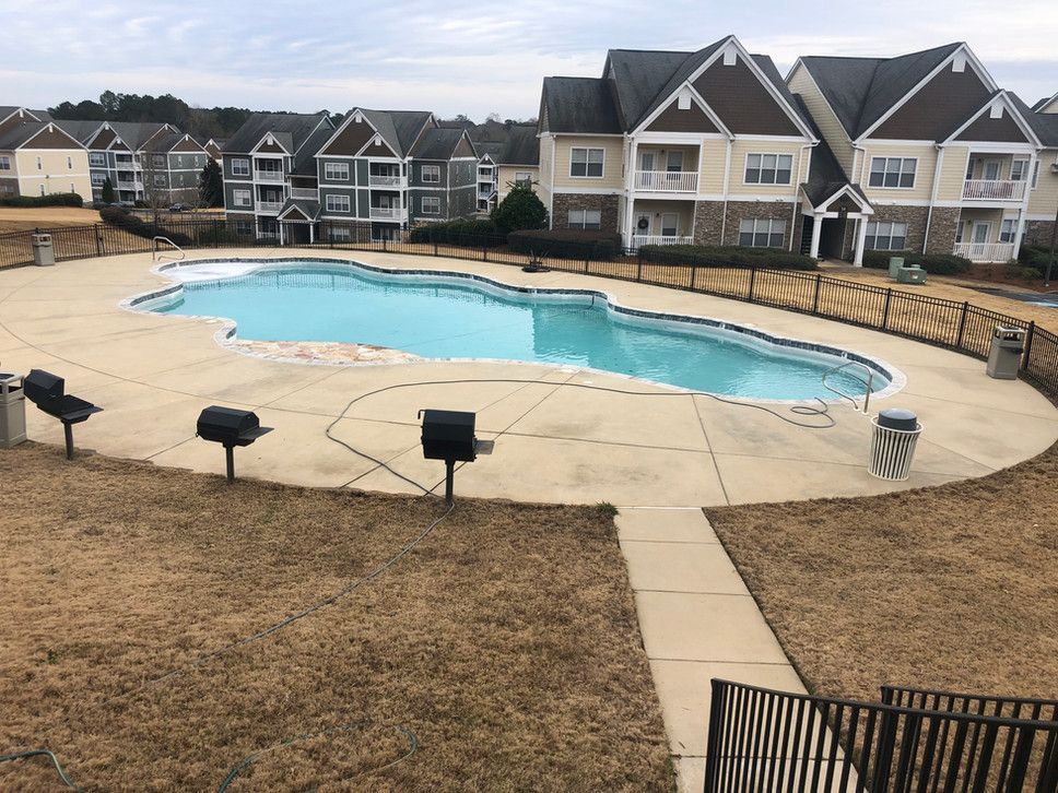 Custom Shape Swimming Pool — Long Beach, MS — Greenscape Brothers