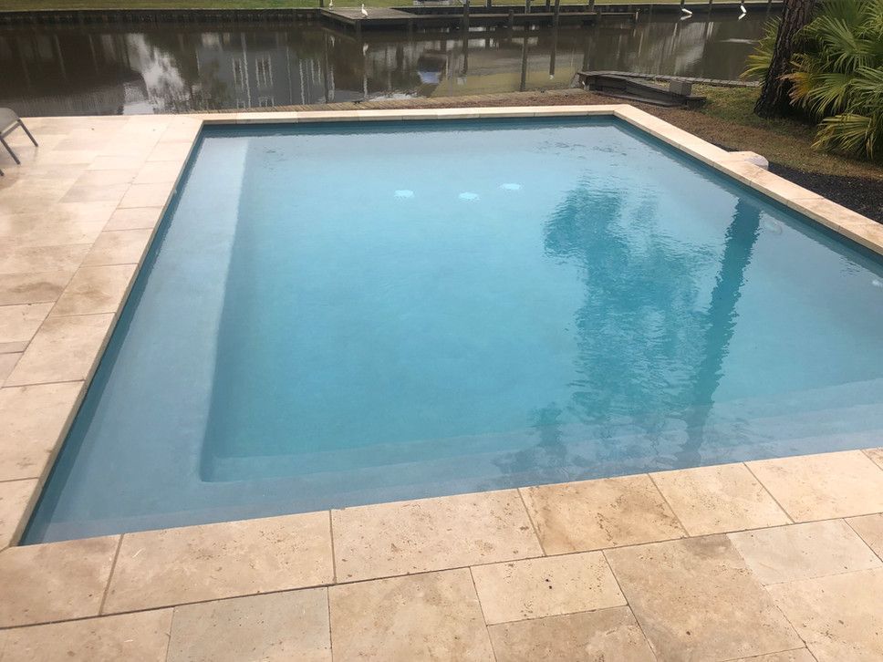 Swimming Pool Near a Lake — Long Beach, MS — Greenscape Brothers