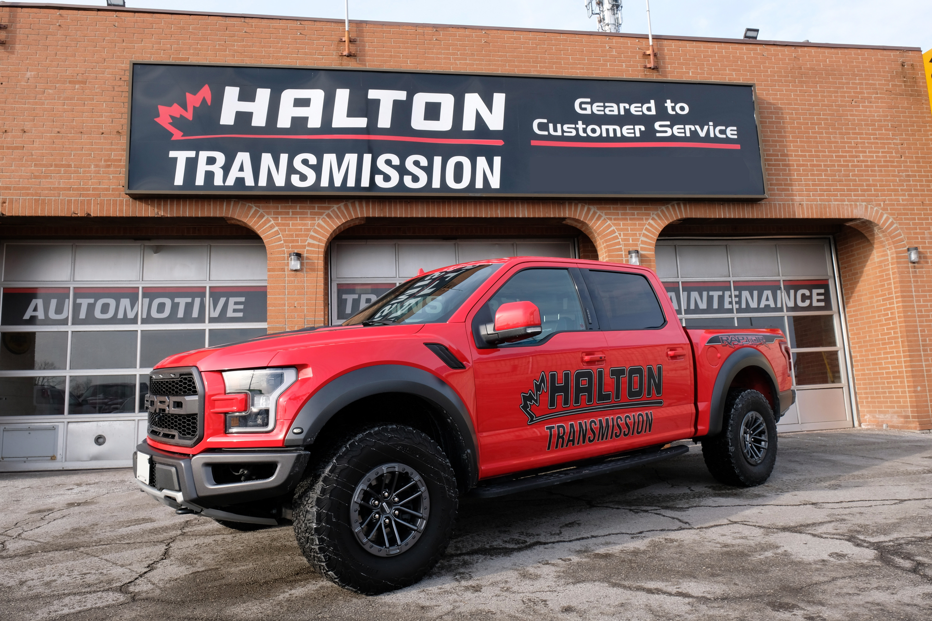 A Red Truck | Halton Auto Service & Transmission
