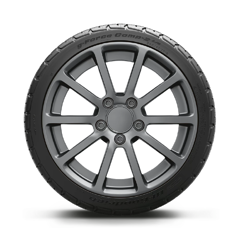 a close up of a tire on a white background