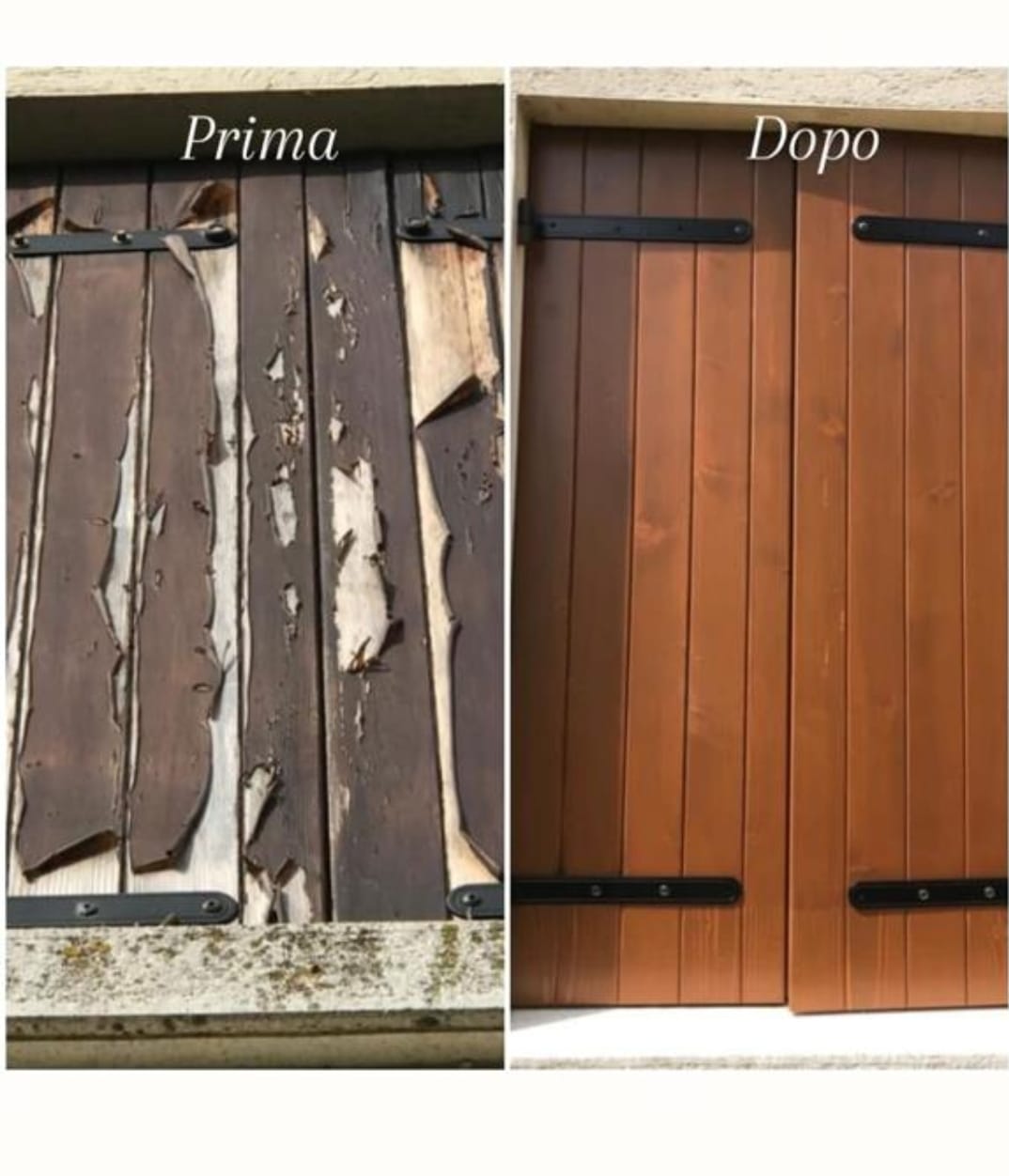 restauro ante in legno