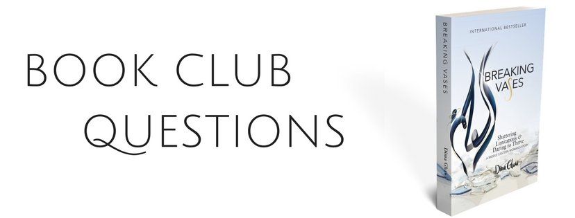 Book Club Questions cover design for Breaking Vases discussion guide.