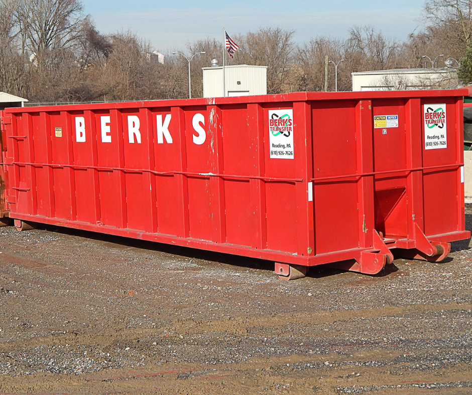 Fall is. perfect for cleanouts with a Berks Transfer dumpster.