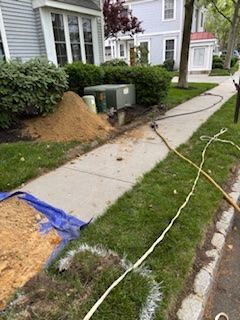 Replacing 12/2 primary wire from streetlight to streetlight