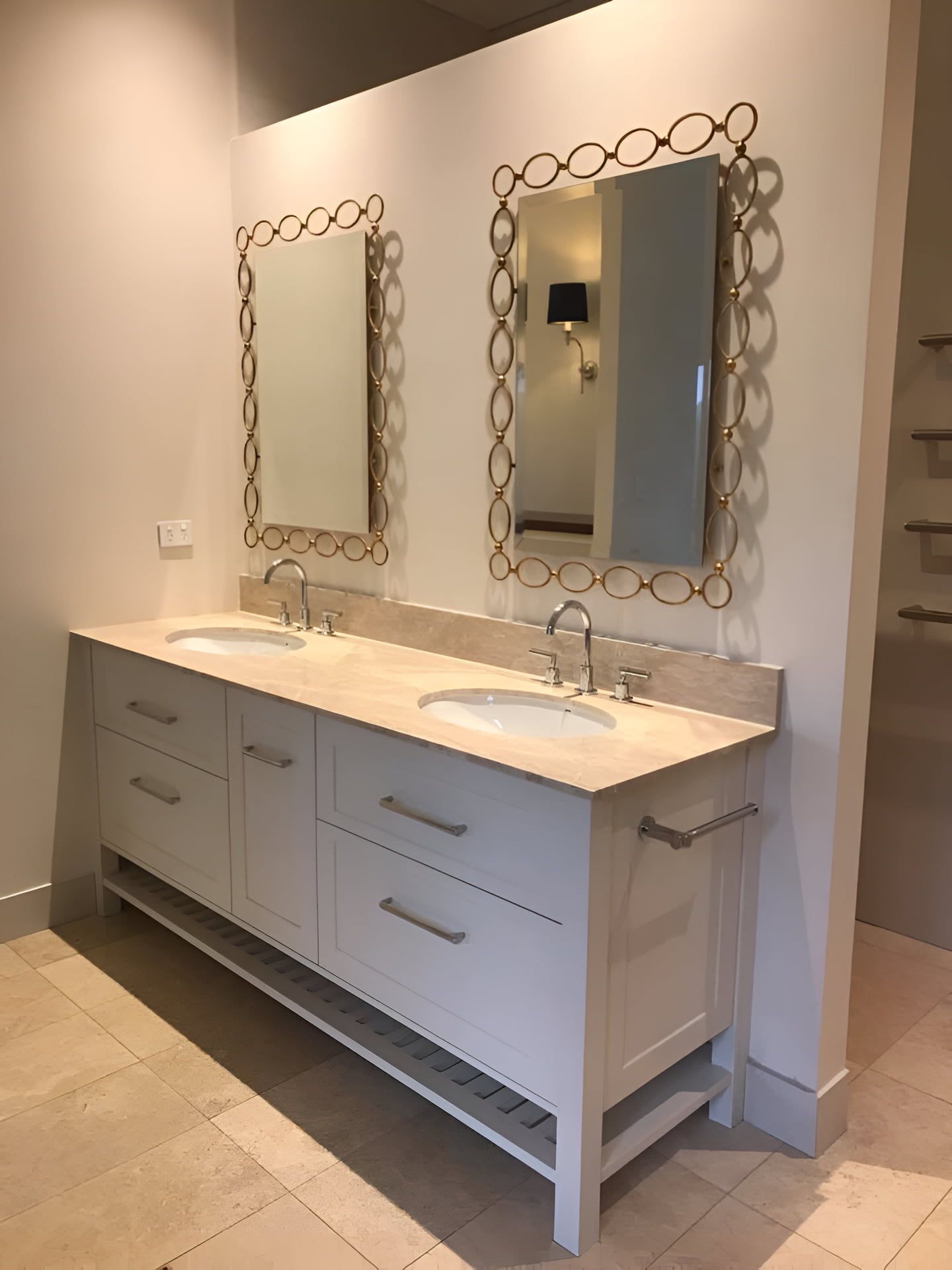 A Bathroom With Two Sinks And Two Mirrors — North Coast Cabinets In South Lismore, NSW