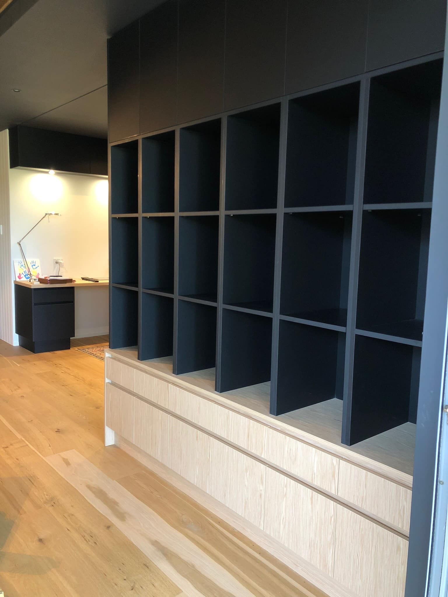 A Room With A Lot Of Shelves And A Desk — North Coast Cabinets In South Lismore, NSW