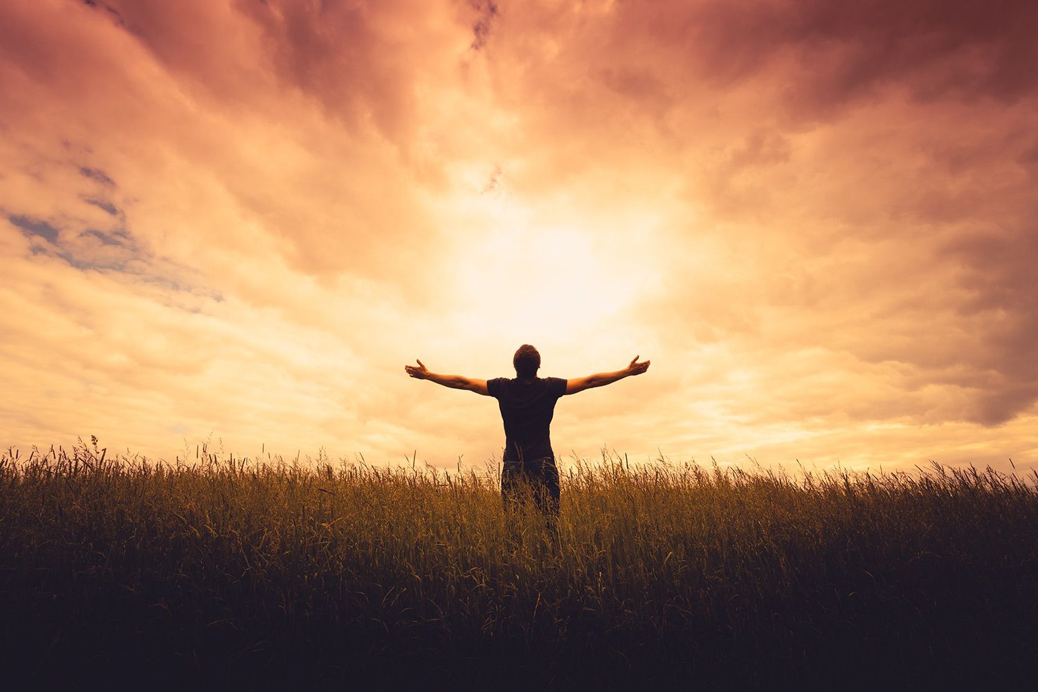 Man Enjoying the Sunset — Laguna Hills, CA — Dr. Debra A Hill, MD