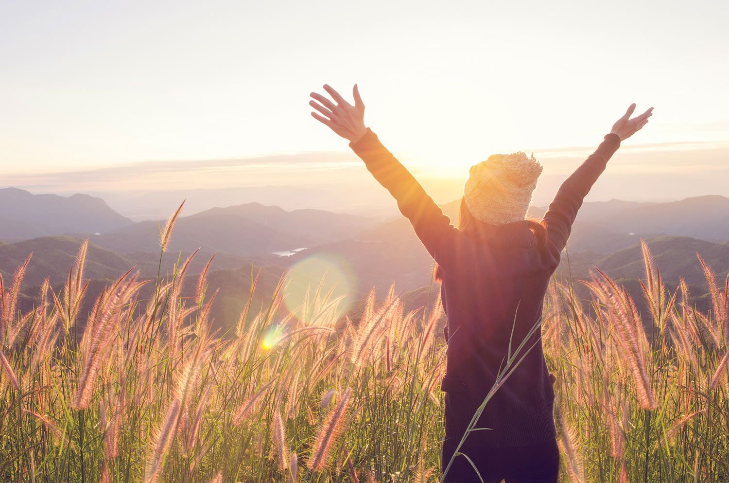 Woman Enjoying the Sunset — Laguna Hills, CA — Dr. Debra A Hill, MD