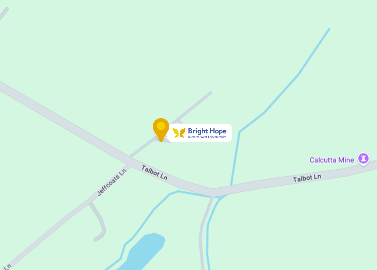 Map showing the location of 