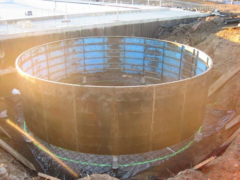 Large Round Rainwater Tank — Coffs Harbour, NSW — Coolamon Concrete Tanks