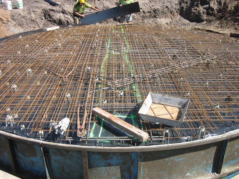 Construction Site with a Few Workers — Coffs Harbour, NSW — Coolamon Concrete Tanks