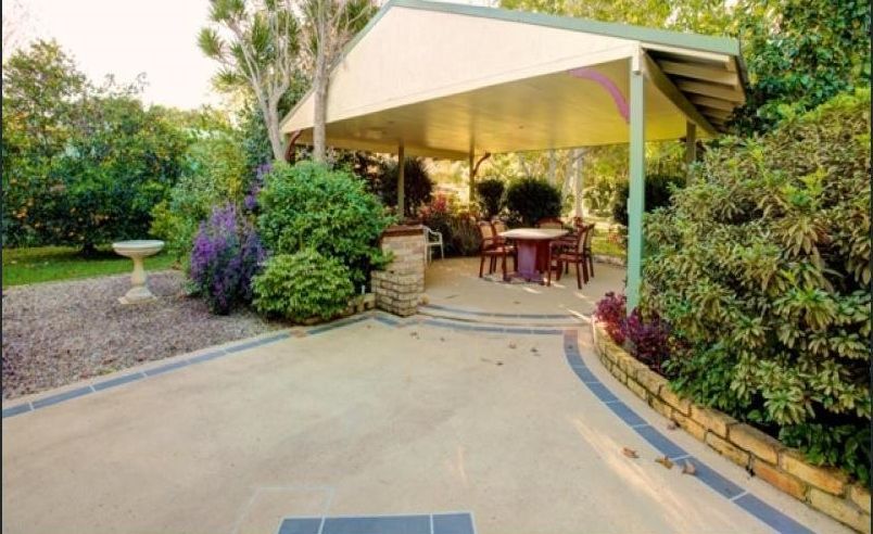 A Patio with a Covered Area — Coffs Harbour, NSW — Coolamon Concrete Tanks