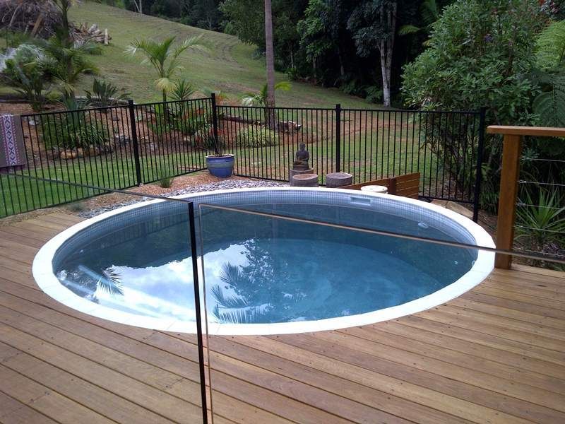A Pool on a Deck with Fence — Coffs Harbour, NSW — Coolamon Concrete Tanks