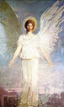 Woman smiling, wearing a beige hat, gray blazer, and cream-colored blouse.