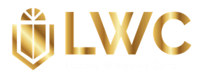 Gold logo with a gift-shaped emblem and 