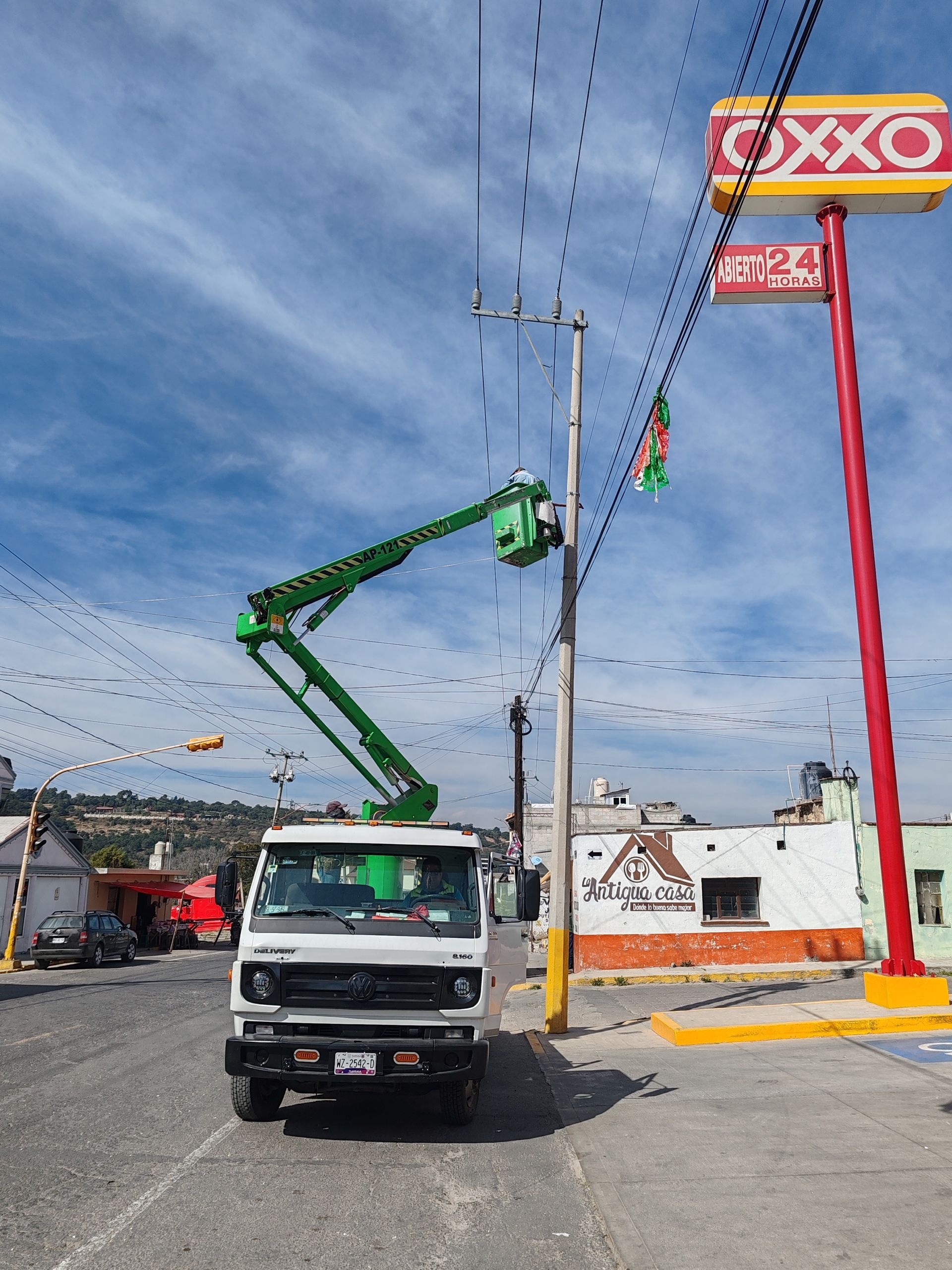Obra de alumbrado p&uacute;blico LED