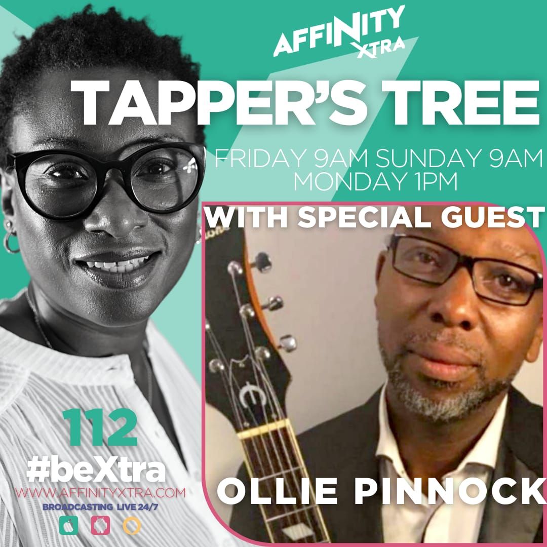 A poster for tapper 's tree with special guest ollie pinnock
