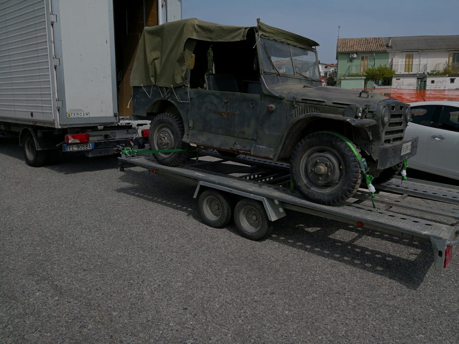 trasporto auto carrello