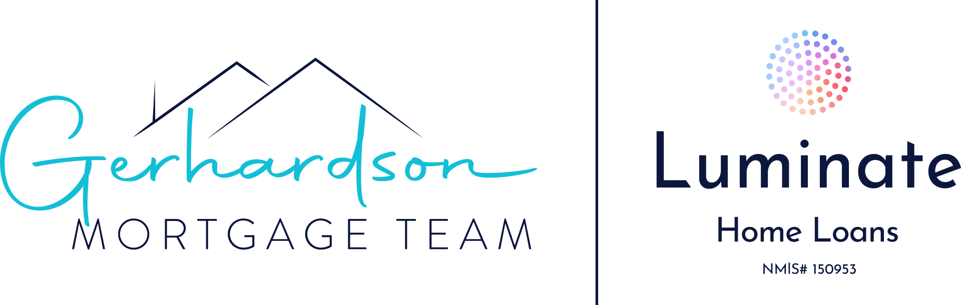 Gerhardson Mortgage Team and Luminate logo