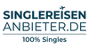 100% Singles | 0% Paare Logo der Webseite Singlereisen-Anbieter.de