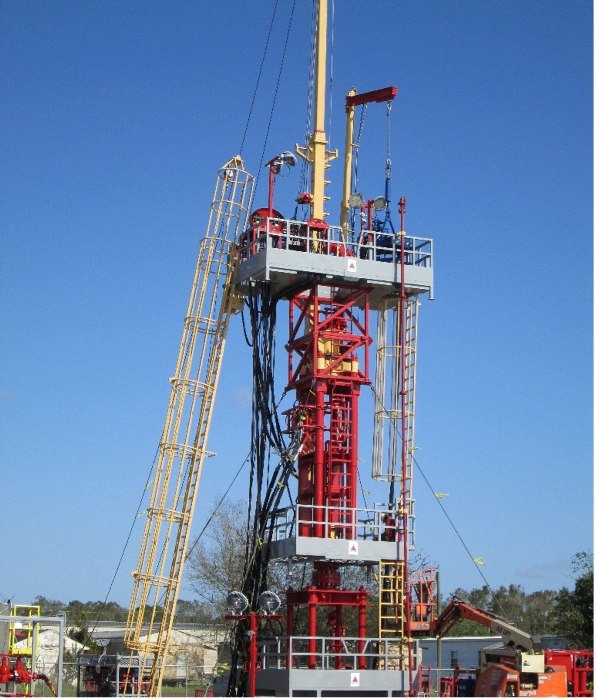 Unit 225-1 rigged up offshore 