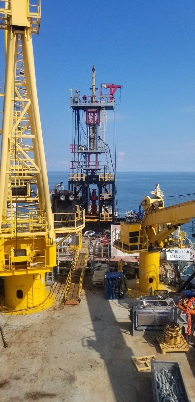 Unit 225-1 rigged up offshore 