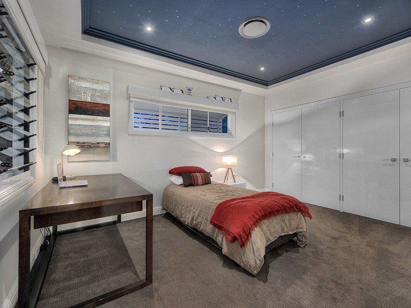 Interior view of a bedroom