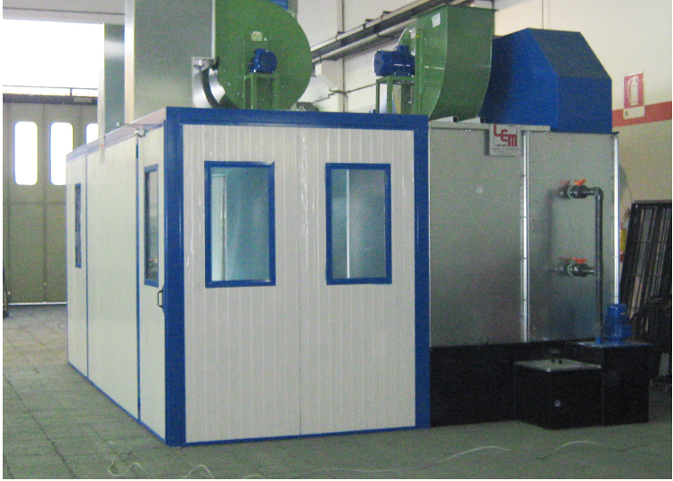 Componenti di macchine per la verniciatura