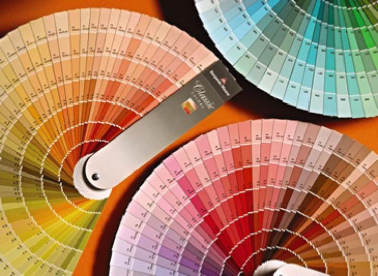 Wallpaper Removal Services: A fan with many different colors on it