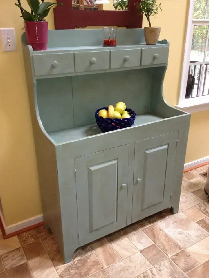 Light Blue Hutch